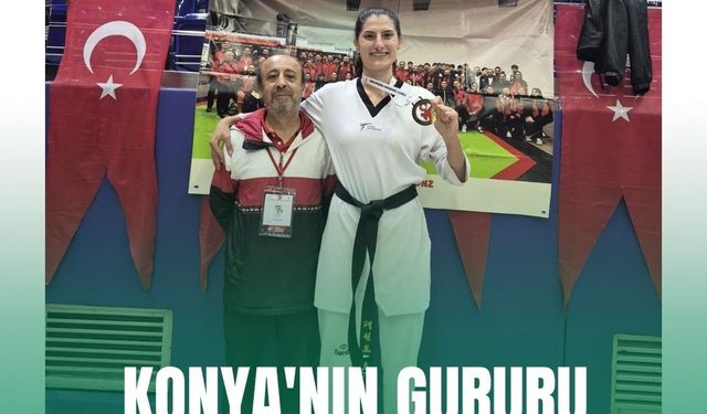 Konya'nın Gururu Goncagül Sağlam Türkiye Şampiyonu oldu