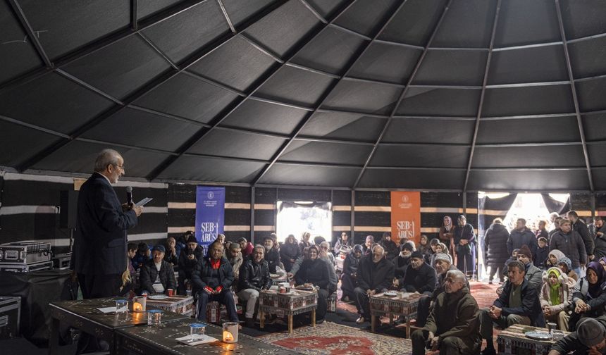Türbeönü Buluşmaları’ Selçuklu Çadırı’na yoğun ilgi