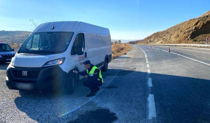 Jandarma’dan kış lastiği denetimi
