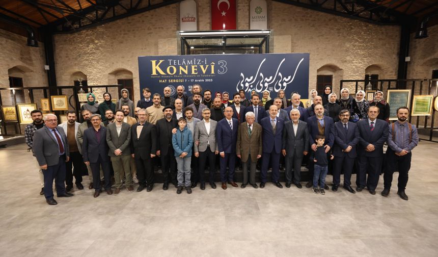 Telamiz-i Konevi Hat Sergisi'nin üçüncüsü açıldı