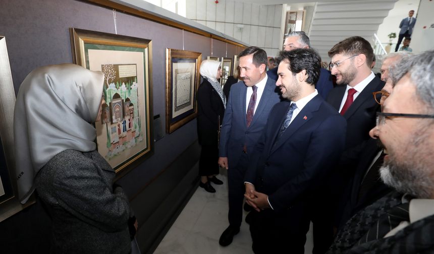 Karatay'da “Mesnevi'den Gelenekli İslam Sanatları Sergisi” açıldı