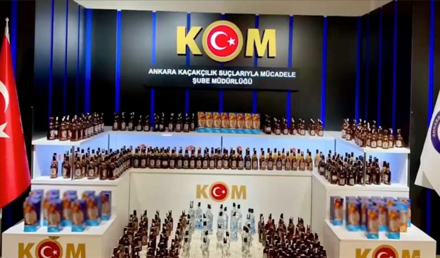 Sahte alkollü içki ticaretine yönelik operasyon düzenlendi