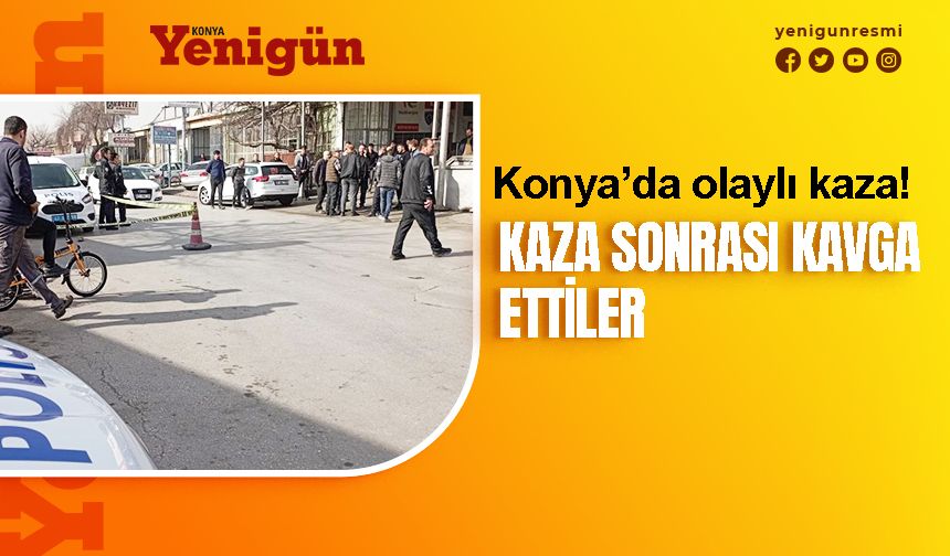 Konya'da komşuların trafik kavgası kanlı bitti