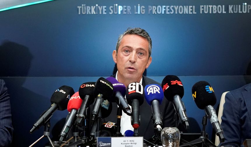 Ali Koç: "TFF seçimlerinin haziran ayı başında olmasını istiyoruz"