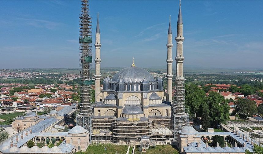Selimiye Camii'nde muhteşem restorasyon!