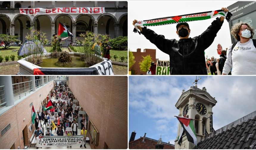 Üniversitelerde Filistin'e destek sürüyor!