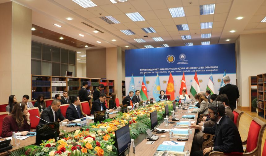 Türk Kültür ve Miras Vakfı Konseyi Kazakistan'da bir araya geldi