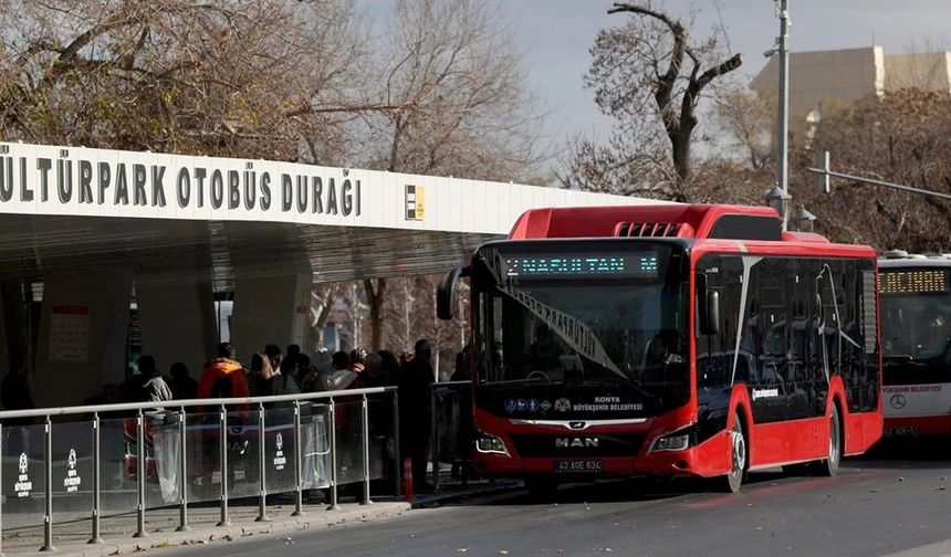 Konya'da tam 71 otobüsün güzergâhı değişti