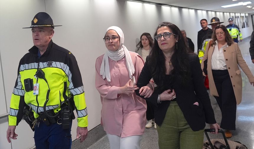 ABD'de serbest bırakılan Rümeysa Öztürk'ten ilk açıklama