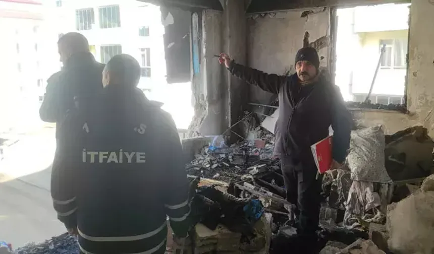 Doğal gazdan kaynaklanan patlamada biri ağır 5 kişi yaralandı