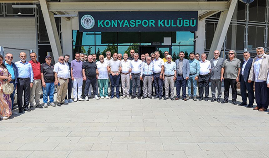 Konya Eşrafı’ndan Başkan Ömer Atiker'e ziyaret