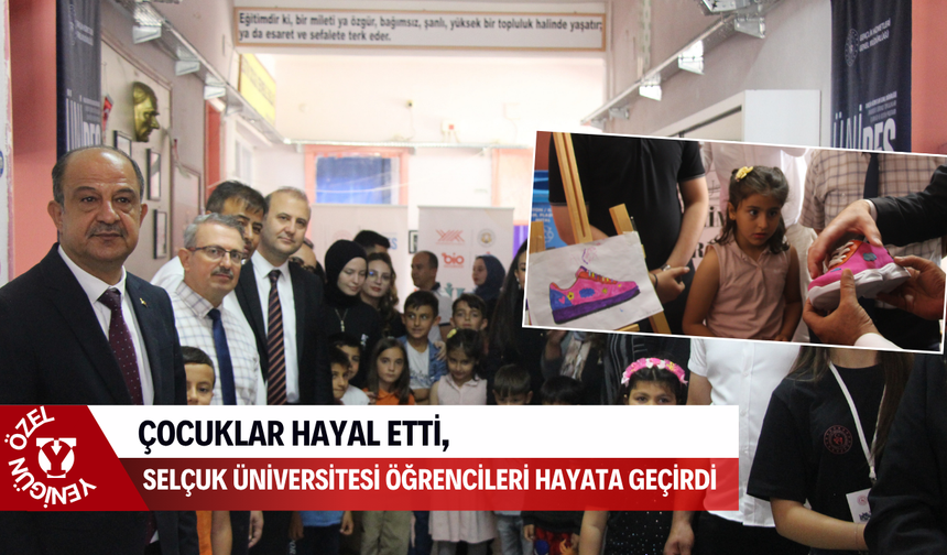 Çocuklar hayal etti, Selçuk Üniversitesi öğrencileri hayata geçirdi