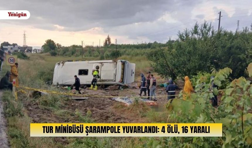 Isparta’da hafta sonu gezisi kabusa döndü: Yolcu minibüsü şarampole yuvarlandı, çok sayıda ölü ve yaralı var!