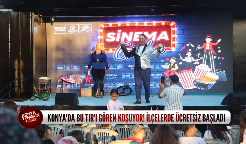 Konya'da bu TIR'ı gören koşuyor! İlçelerde ücretsiz başladı