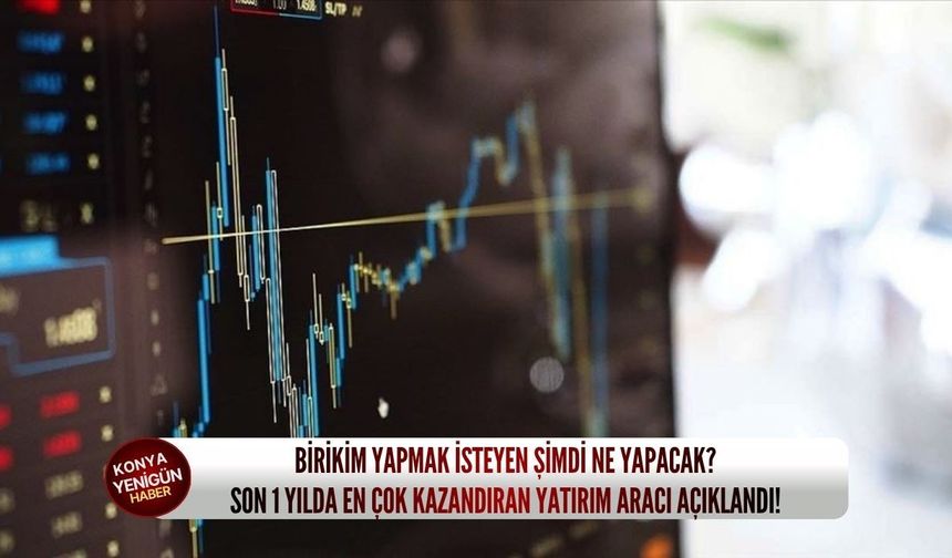Birikim yapmak isteyen şimdi ne yapacak? Son 1 yılda en çok kazandıran yatırım aracı açıklandı!