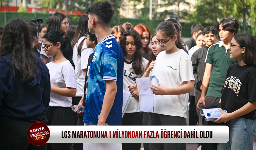 LGS maratonuna 1 milyondan fazla öğrenci dahil oldu