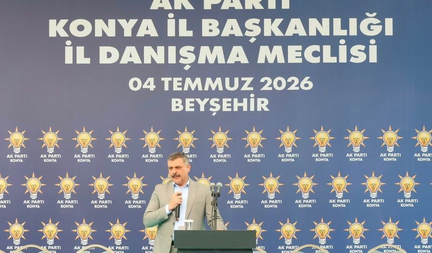 Konya'da dikkat çeken çıkış! Bakan Çiftçi'nin sözleri gündem oldu