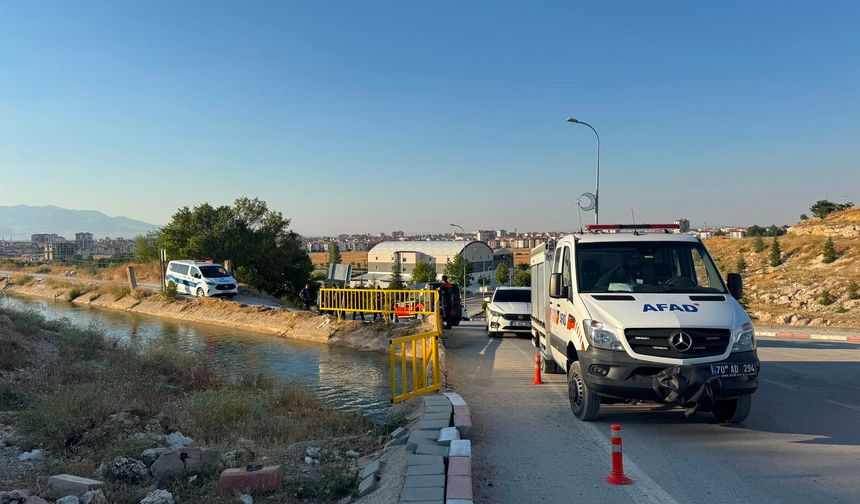 Karaman'da sulama kanalında korku dolu anlar! Akıntıya kapılan 2 çocuk son anda kurtarıldı