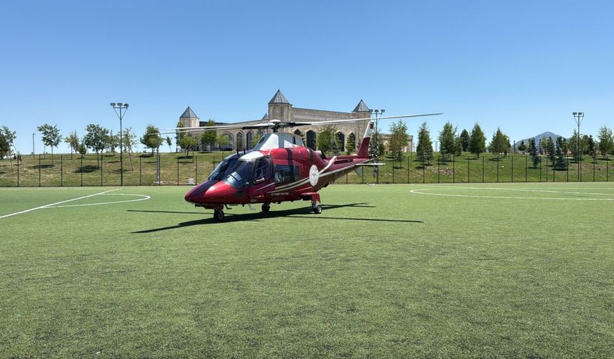 Konya’da kritik vaka için hava ambulansı havalandı