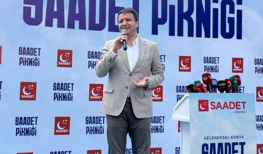 Saadet Partisi Lideri Mahmut Arıkan Konya’da: "İlk seçimde partimizi i̇ktidar yapacağız”