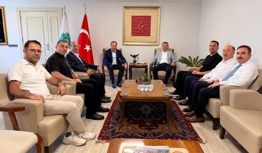 Milletvekili Hasan Ekici'den KONESOB Başkanı Karabacak'a güven tazeleme ziyareti!