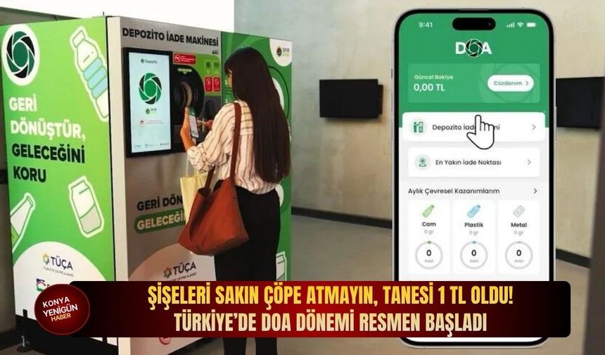 Şişeleri sakın çöpe atmayın, tanesi 1 TL oldu! Türkiye’de DOA dönemi resmen başladı