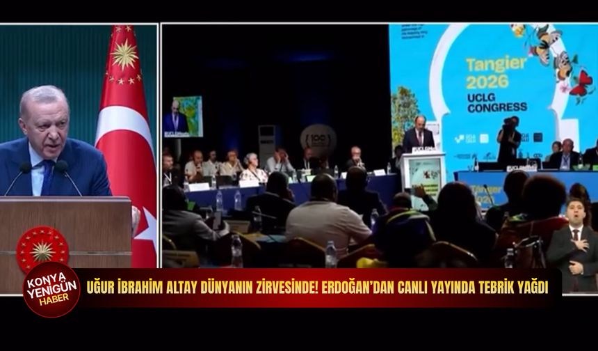 Uğur İbrahim Altay Dünya'nın zirvesinde! Erdoğan’dan canlı yayında tebrik yağdı