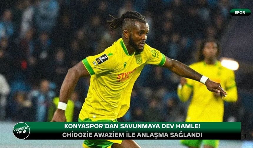 Konyaspor'dan savunmaya dev hamle! Chidozie Awaziem ile anlaşma sağlandı