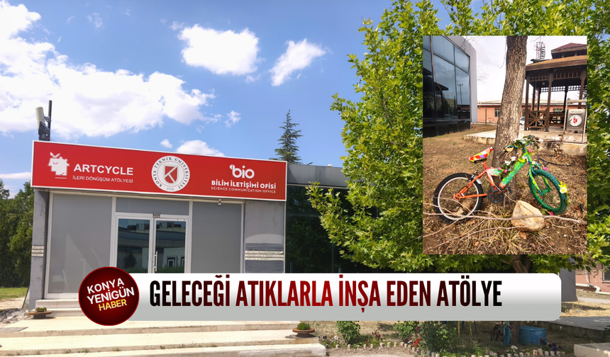 Geleceği atıklarla inşa eden atölye