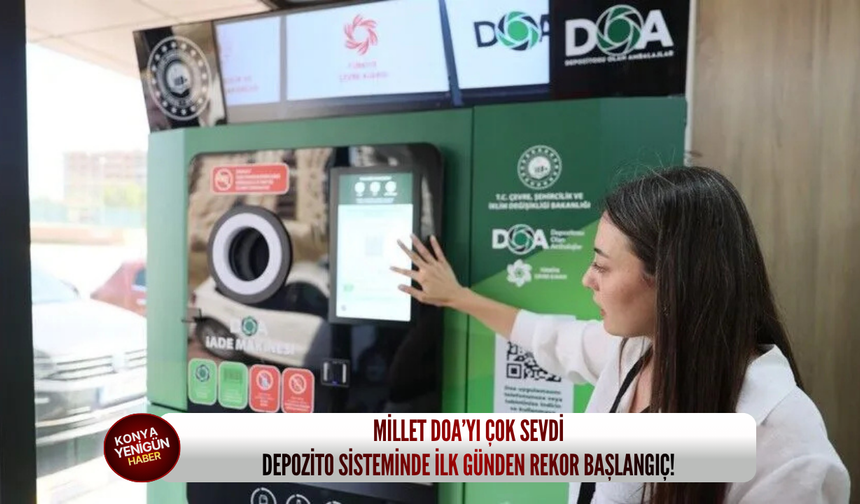 Millet DOA’yı çok sevdi: Depozito sisteminde ilk günden rekor başlangıç!