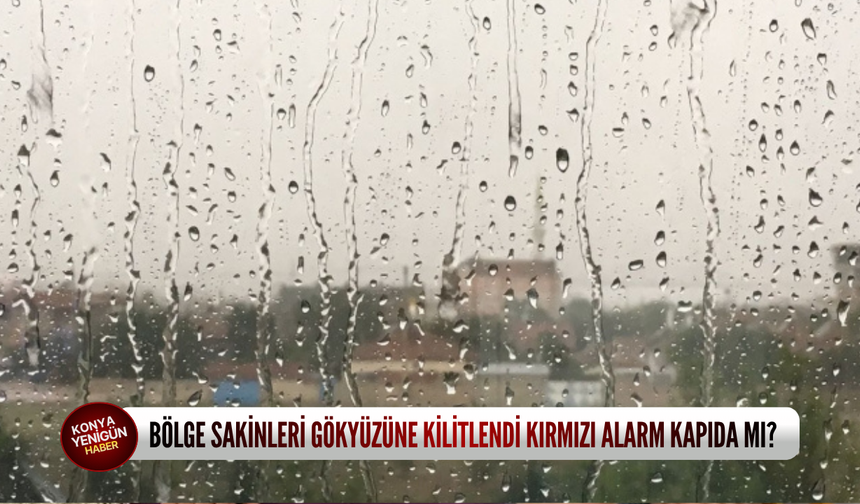 Bölge sakinleri gökyüzüne kilitlendi kırmızı alarm kapıda mı?