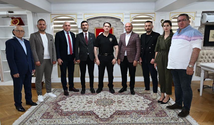 Güçlü ekonomi güvenli şehirle başlar! ASRİAD heyeti Konya İl Emniyet Müdürü'nü ziyaret etti