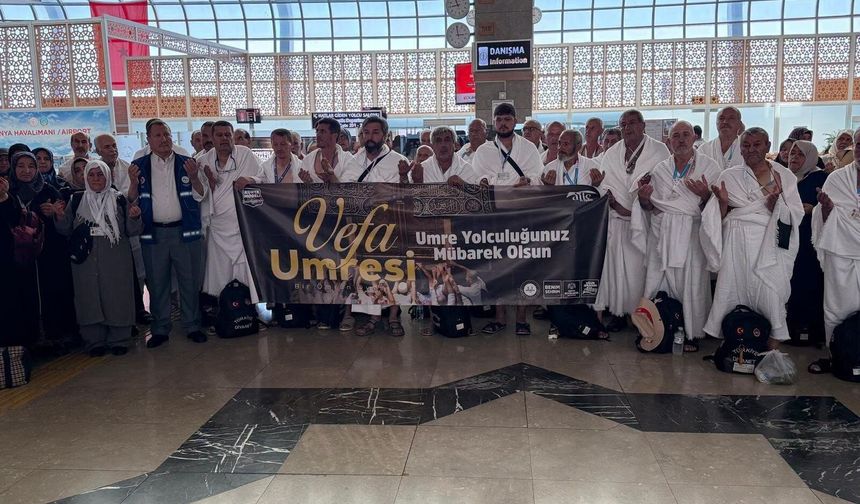 Konya'da "Vefa Umrecileri" dualarla uğurlandı!