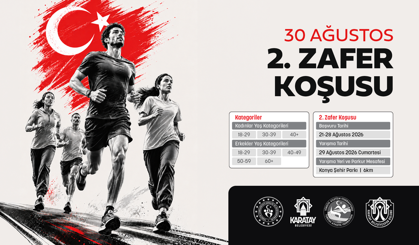 Zafer Bayramı coşkusu parkurlara taşınıyor: Konya’da atletizm maratonu için geri sayım başladı
