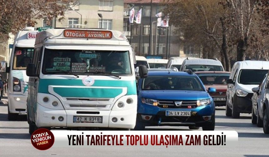 Yeni tarifeyle toplu ulaşıma zam geldi!