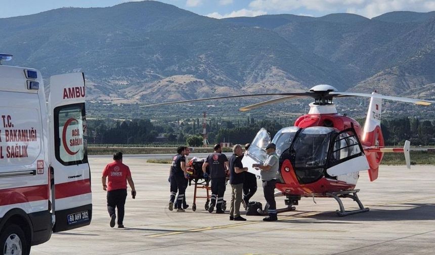 Şifa kapısı Konya: Tokat’taki kanser hastası için hava ambulansı havalandı!