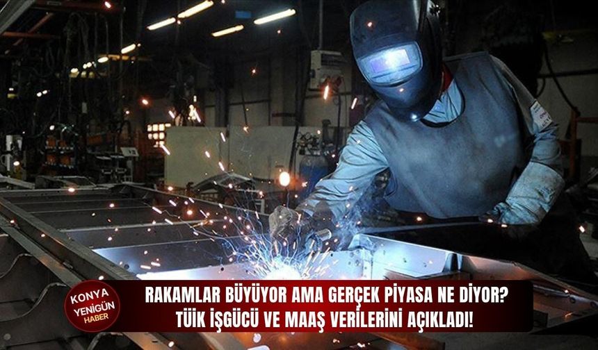 TÜİK işgücü ve maaş verilerini açıkladı!