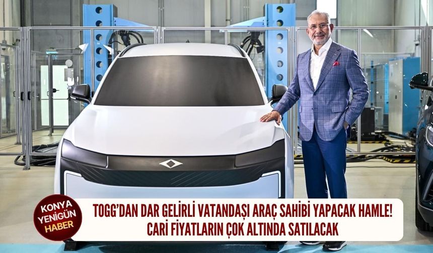 TOGG’dan dar gelirli vatandaşı araç sahibi yapacak hamle!
