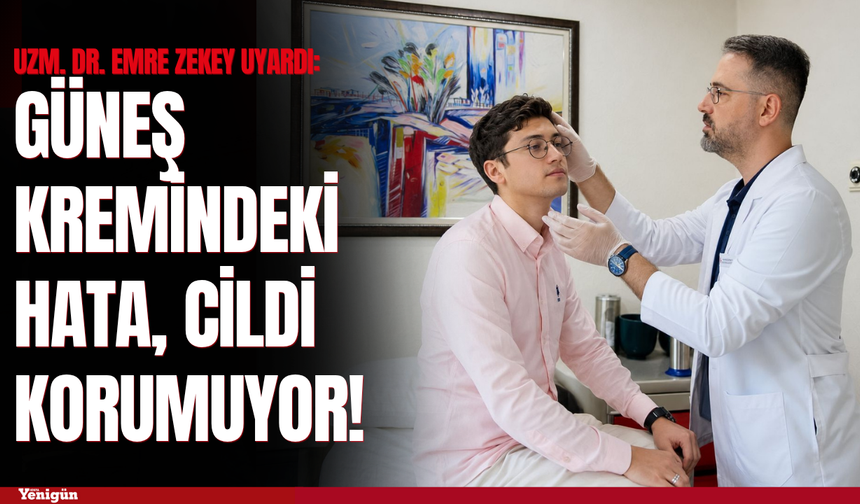 Güneş kremindeki bu hata cildi korumuyor!