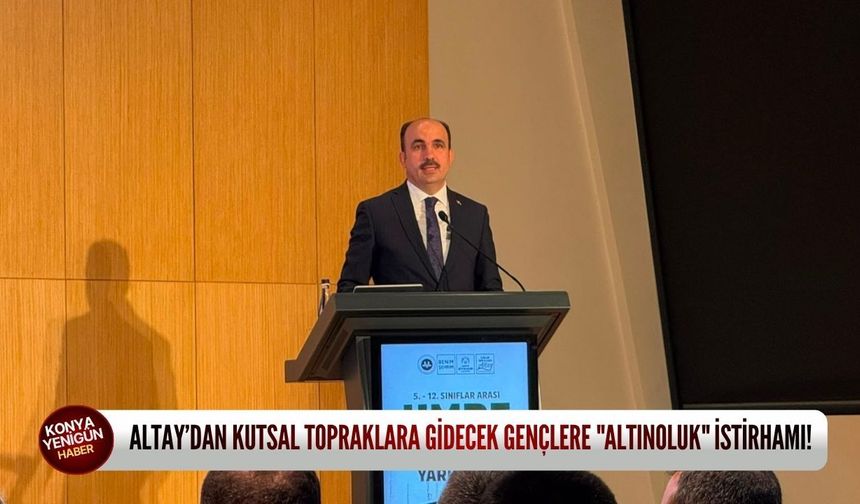 Altay’dan kutsal topraklara gidecek gençlere "Altınoluk" istirhamı!