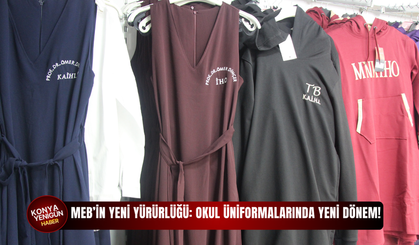 MEB’in yeni yürürlüğü: Okul üniformalarında yeni dönem!