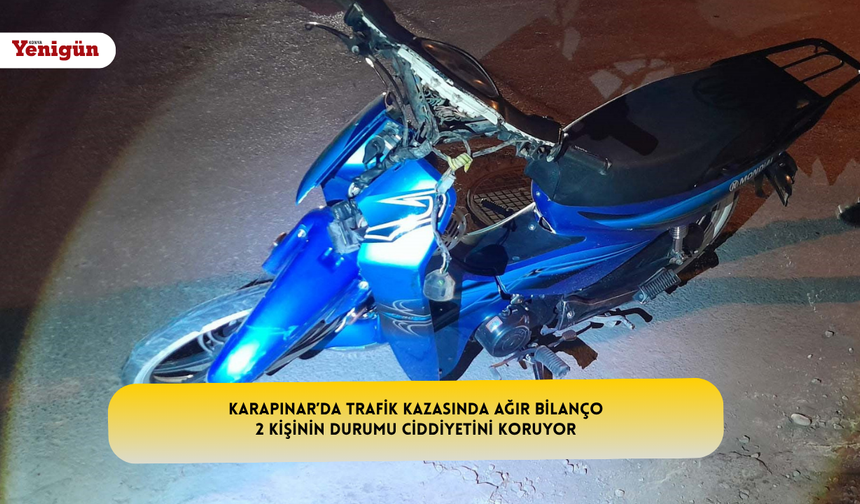 Karapınar'da trafik kazasında ağır bilanço: 2 kişinin durumu ciddiyetini koruyor