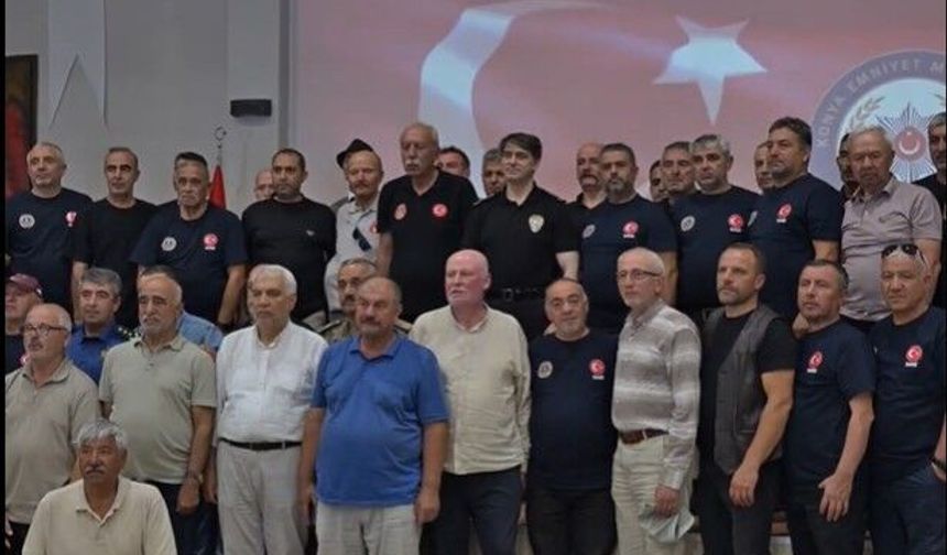 Konya Emniyeti’nde neler oluyor? Duygu dolu anlar yaşandı…