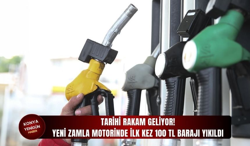 Yeni zamla motorinde ilk kez 100 TL barajı yıkıldı!