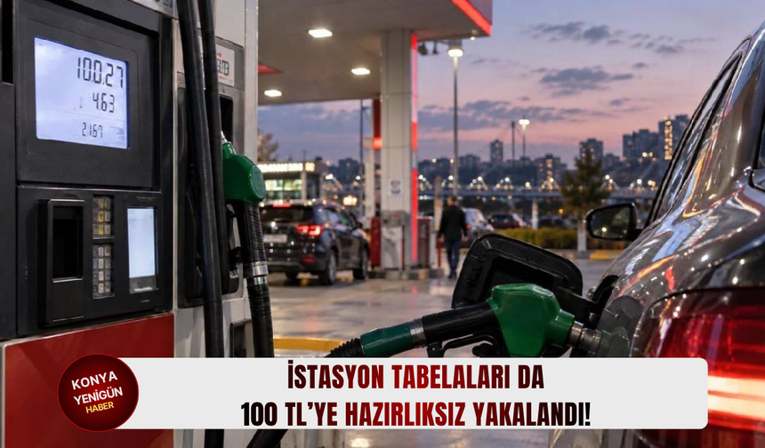 İstasyon tabelaları da 100 TL’ye hazırlıksız yakalandı!