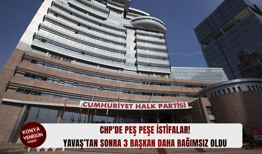 Yavaş’tan sonra 3 başkan daha bağımsız oldu
