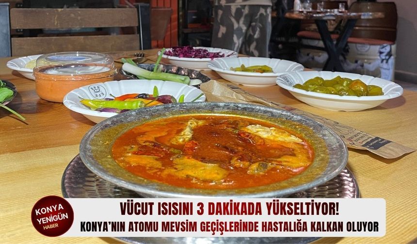 Konya’nın atomu mevsim geçişlerinde hastalığa kalkan oluyor