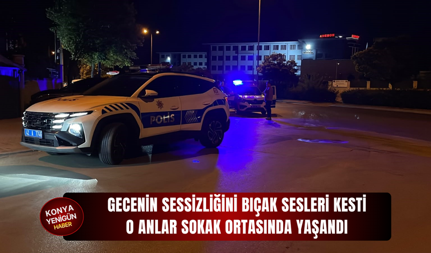 Gecenin sessizliğini bıçak sesleri kesti: O anlar sokak ortasında yaşandı