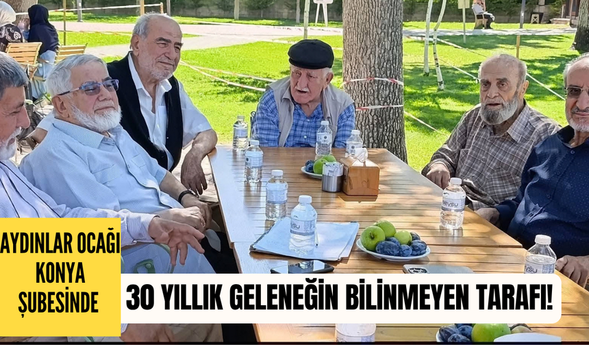 Aydınlar Ocağı Konya Şubesinde 30 yıllık geleneğin bilinmeyen tarafı!