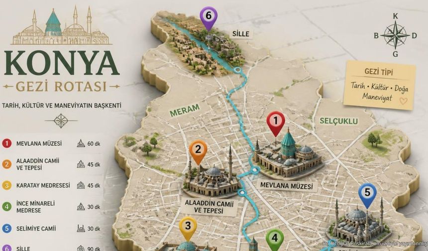 En İyi Konya Günübirlik Gezi Planı